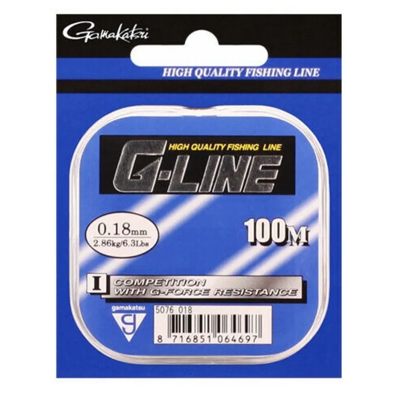 Gamakatsu G-Line Competition 0.18mm 100m Blister - Vislijn - Betaalbaar