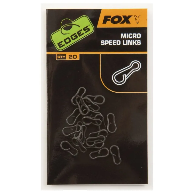 Fox Edges Micro Speed Link X 20pcs - Rig componenten - 20 stuks Alleen Vandaag