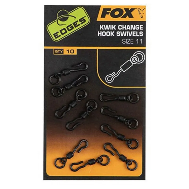 Bestel Nu Fox Kwik Change Hook Swivels Size 11 X 10 - Systeem componenten - Size 11