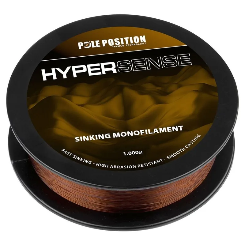 Beste Prijs Pole Position Hydrosilk Mono 0.35mm 1000m Brown/Black - Vislijn -