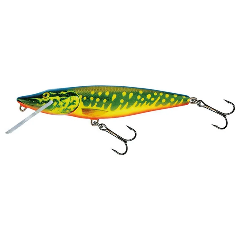 Beperkte Voorraad Salmo Pike 9 Super Deep Runner - Hot Pike - Plug -