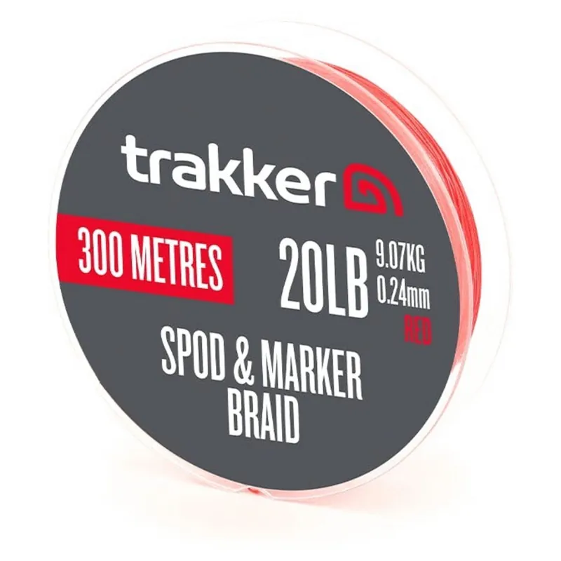 Hete Deal Trakker Spod Marker Braid Red 9.07kg - Gevlochten lijn - 300 m 20 lb