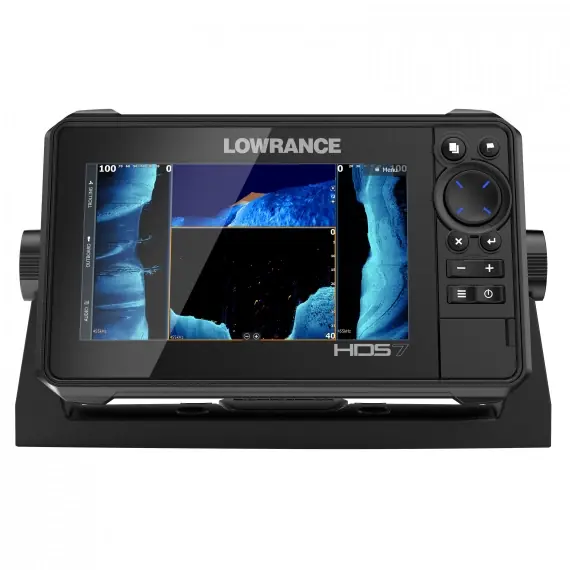 Gecertificeerd Lowrance HDS-7 LIVE, ROW XD AI 3-IN-1