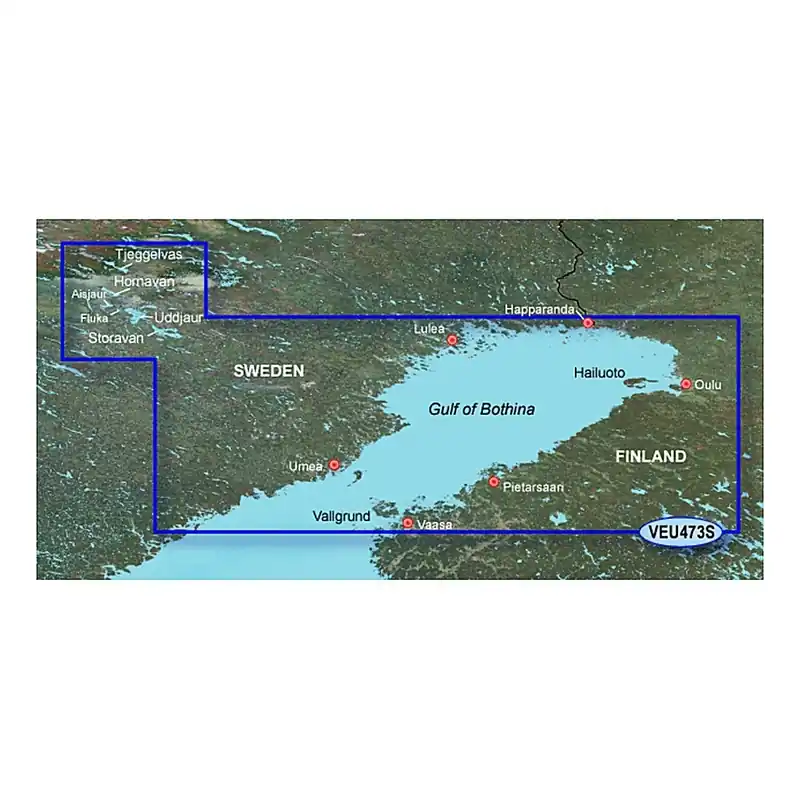 Garmin Bluechart G3 Vision 473S Övik-Haparanda Veilige Betaling