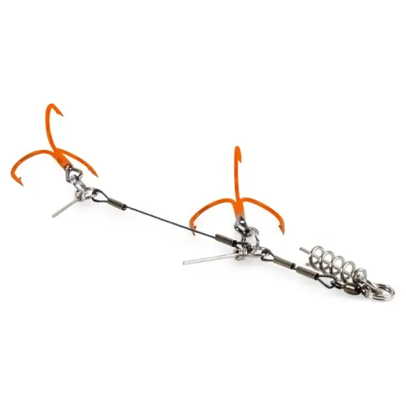 Rechtstreeks Van De Fabrikant CWC Titanium UV Orange Stinger, 75lb Giant Tandem 3/0
