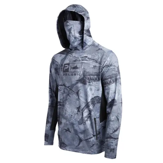 Snelle Levering Pelagic Exo-Tech - Open Seas Camo Black - M
