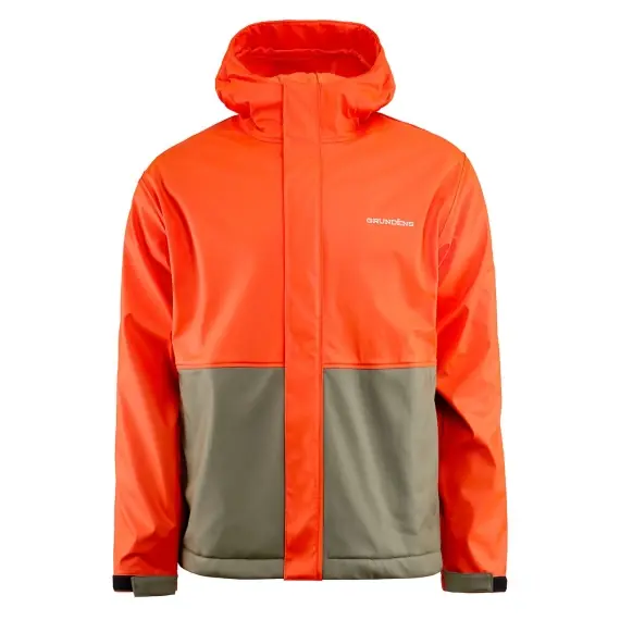 Grundéns Neptune Thermo Jacket Orange/Olive - S Shop Nu