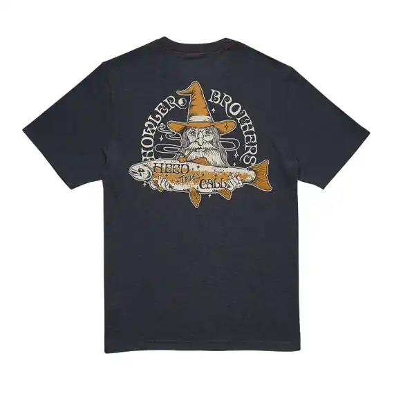 Betrouwbaar Howler Bros River Wizard T-Shirt Navy Heather - M