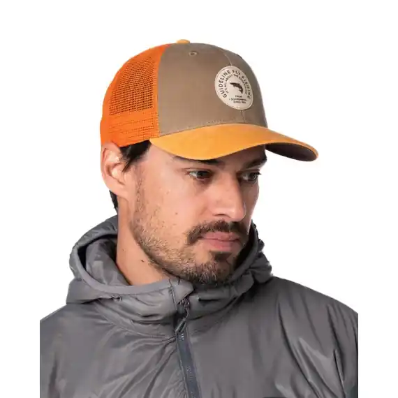 Fabrieksprijs Guideline Badge Trucker Cap - Heat