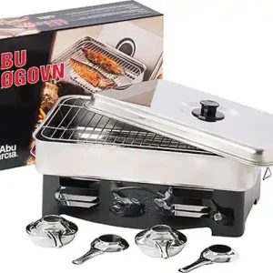 ABU Smoker Large Stainless Two-Storey Op = Op