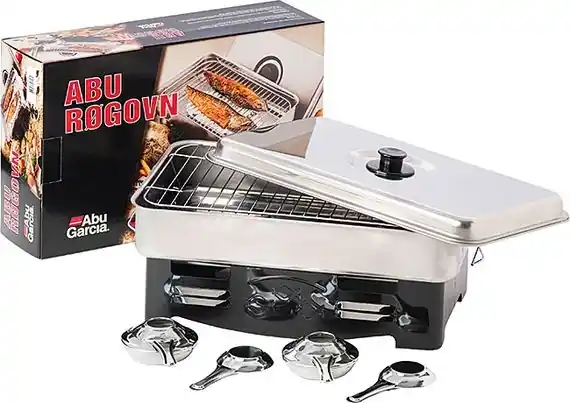 ABU Smoker Large Stainless Two-Storey Op = Op