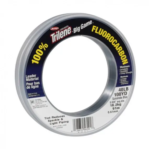 Berkley FLUOCARBON LEADER 30lbs/0,56mm -92m Populair
