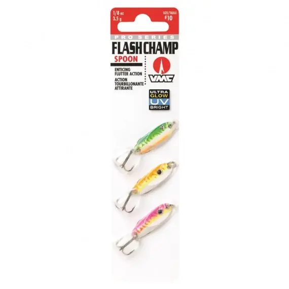 Blue Fox Flash Champ Spoon Kit Glow UV (3pcs) - #12 1,8g Weekendaanbieding