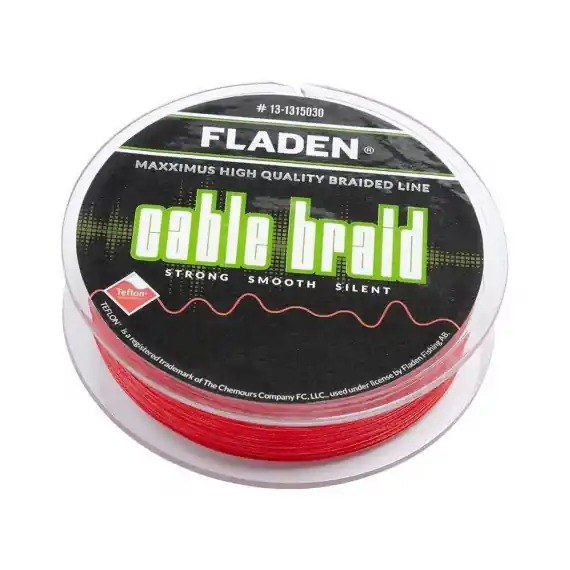 Fladen Maxximus Cable Braid Red 150m 0.20mm 30lbs 13.5Kg Laatste Kans