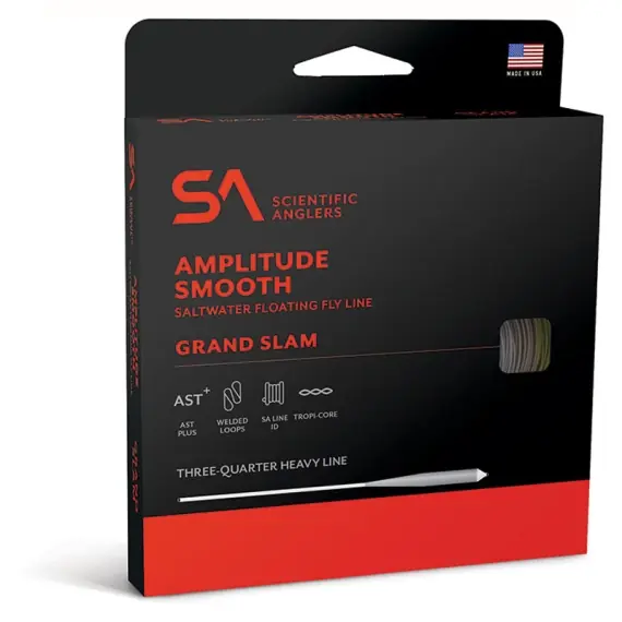 Premium SA Amplitude Smooth Grand Slam WF Fly Line # 6