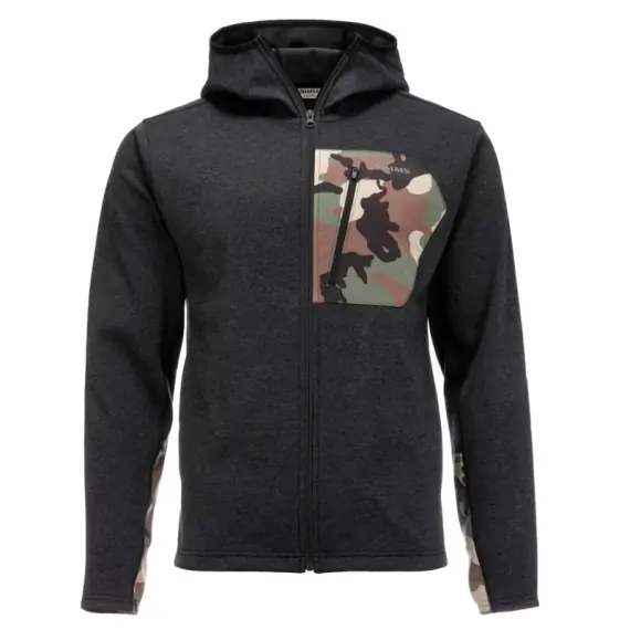 Beste Prijs Simms CX Hoody Black Heather XXL