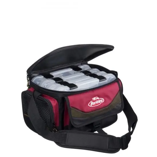 Berkley Gearbag incl. 4 boxes Burgundy/Black Gecertificeerd