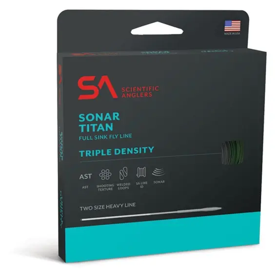 Gereduceerde Prijs SA Sonar Titan Triple Density I/S2/S3 WF Fly Line # 6