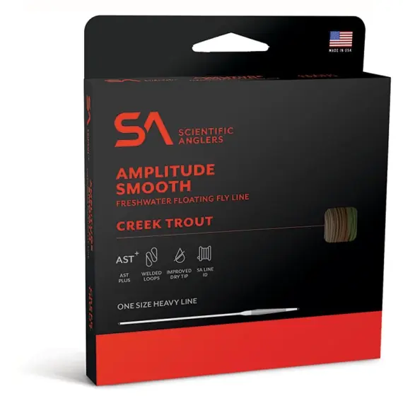 Gecertificeerd SA Amplitude Smooth Creek Trout WF Floating Fly Line # 2