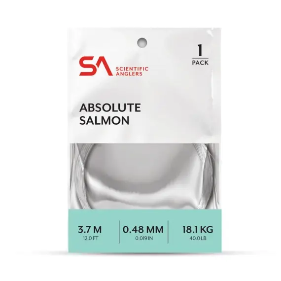 Exclusieve Aanbieding SA Absolute Salmon Leader 15' 0,43mm