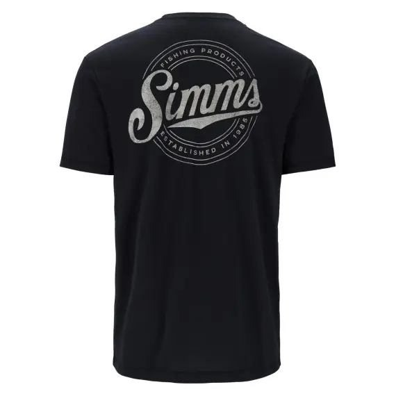 Rechtstreeks Van De Fabrikant Simms Circle Lockup T-Shirt Black - S