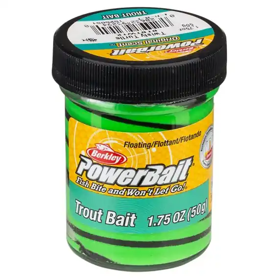 Berkley Powerbait Trout Bait 50g - Twisty Turtle Seizoensaanbieding