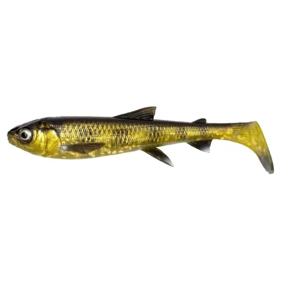 Savage Gear 3D Whitefish Shad 27cm, 152g - Black Gold Glitter Nieuw