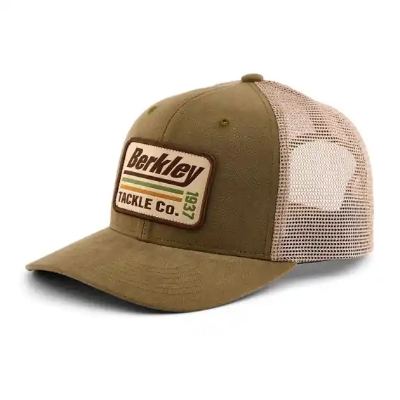 Alleen Vandaag Berkley Berkley Striper Trucker Cap - Olive/Khaki