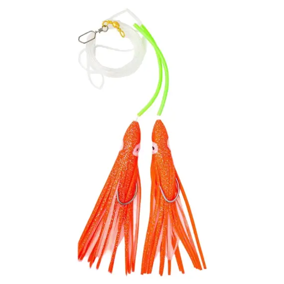 Voordeelprijs Fladen Ling/Lump & Cod Double Red Octopus Rig 7/0 1.0mm