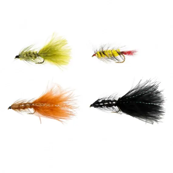 Pool 12 Wolly Bugger (4pcs) Speciale Aanbieding