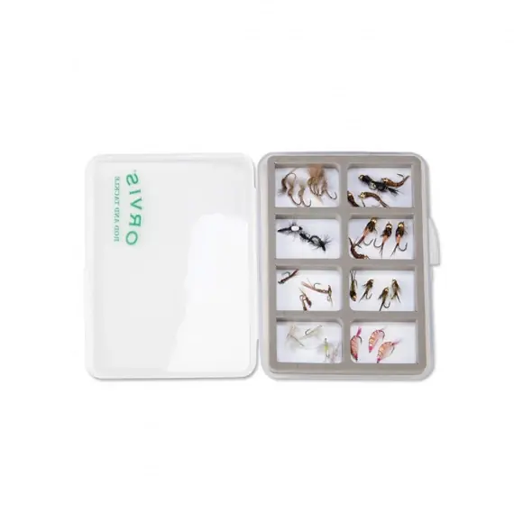 Orvis Super Slim Vest Fly Box, 8 Mag Comp Beperkt Aanbod