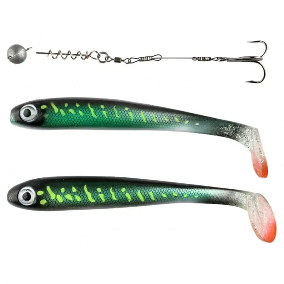 IFISH The Demon 15cm, 2-pak ink. Stinger & 5g Link Head - Silver Sally Hoge Kwaliteit