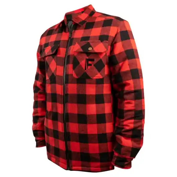 Populair Fladen Forest Shirt Insulated Red/Black - M
