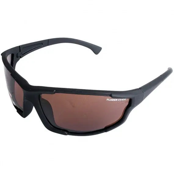 Seizoensaanbieding Fladen Sea Black polarising Sunglasses Copper Lins