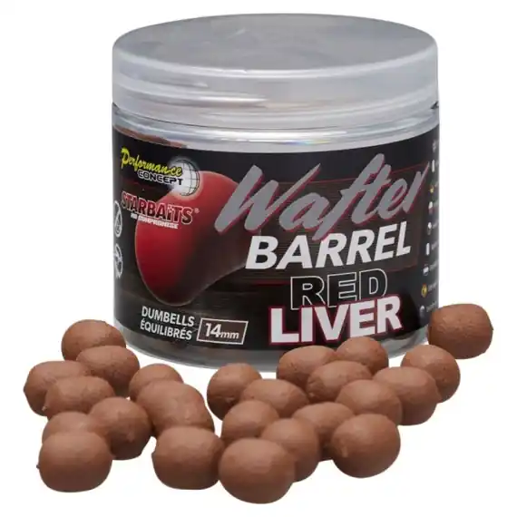 Speciale Aanbieding Starbaits PC Red Liver Barrel Wafter - 14mm