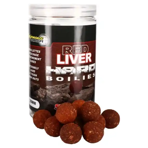Speciale Aanbieding Starbaits PC Red Liver Hard Hook Bait - 20mm
