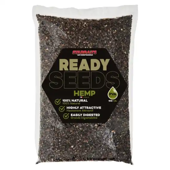 Starbaits Ready Seeds Hemp 1kg Merkproduct