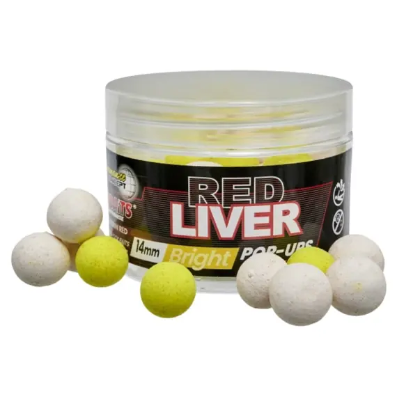 Fabrieksprijs Starbaits PC Red Liver Bright Pop Up - 14mm
