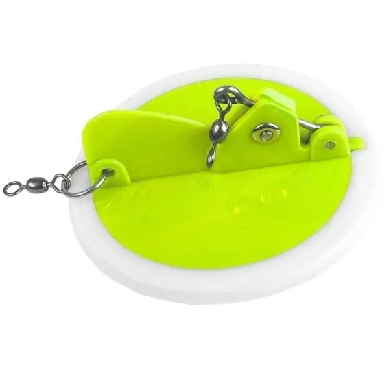 Fladen Disc Diver Round 87mm - Limegreen Finale Uitverkoop