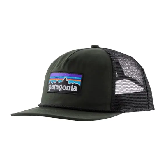 Gratis Retour Patagonia Airfarer Cap P-6 Logo: Old Growth Green
