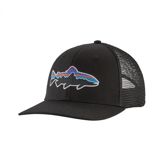 Patagonia Fitz Roy Trout Trucker Hat Black Exclusieve Aanbieding
