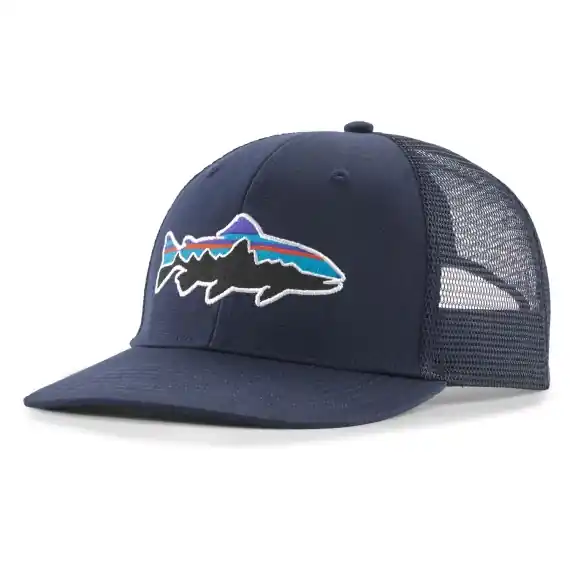 Direct Verzonden Patagonia Fitz Roy Trout Trucker Hat - New Navy