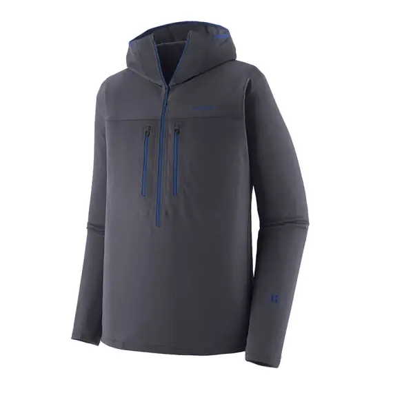 Lage Prijs Patagonia M's R1 Ultralight Hoody Smolder Blue - L