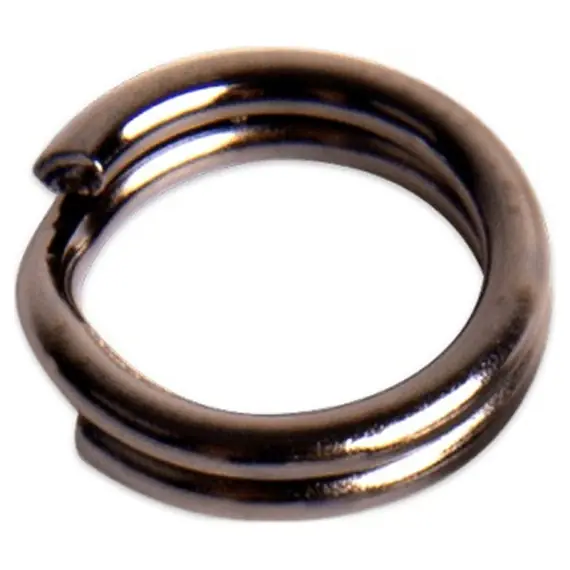 Snelle Levering Owner Split Ring Regular Wire, Black #4 - 30kg
