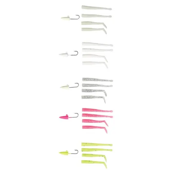 Savage Gear LRF Mini Sandeel Kit 25-pak Beperkte Voorraad