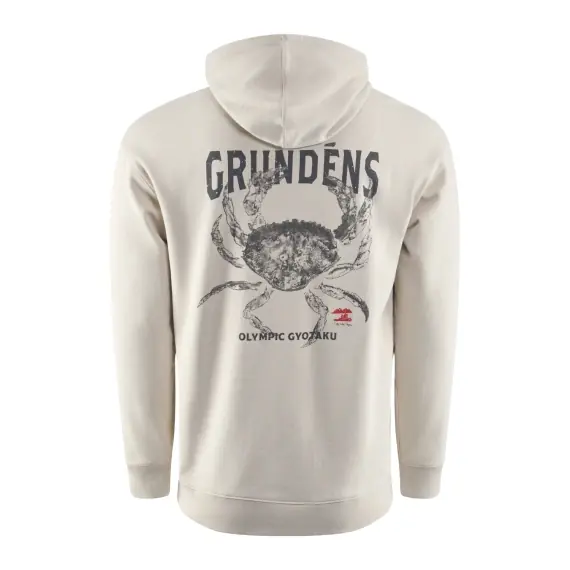 Beperkt Aanbod Grundéns Gyotaku Hoodie Bone Heather Dungie - M
