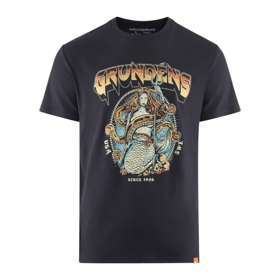 Beperkte Voorraad Grundéns Siren SS T-Shirt Black - L