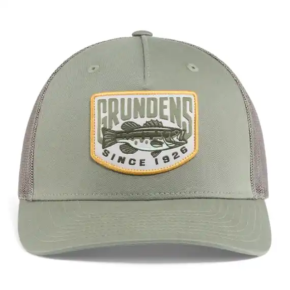 Gratis Retour Grundéns Bass Patch Trucker Cap Loden