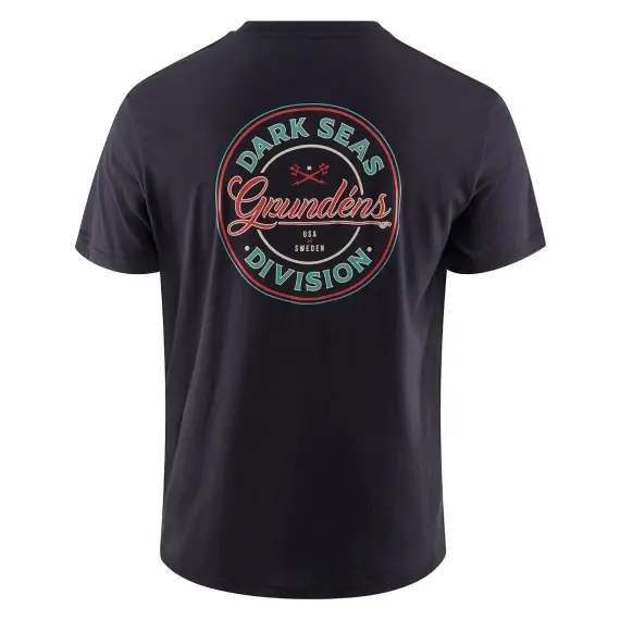 Grundéns Dark Seas X Grundens Instinctive SS T-Shirt Black - S Tijdelijk Beschikbaar