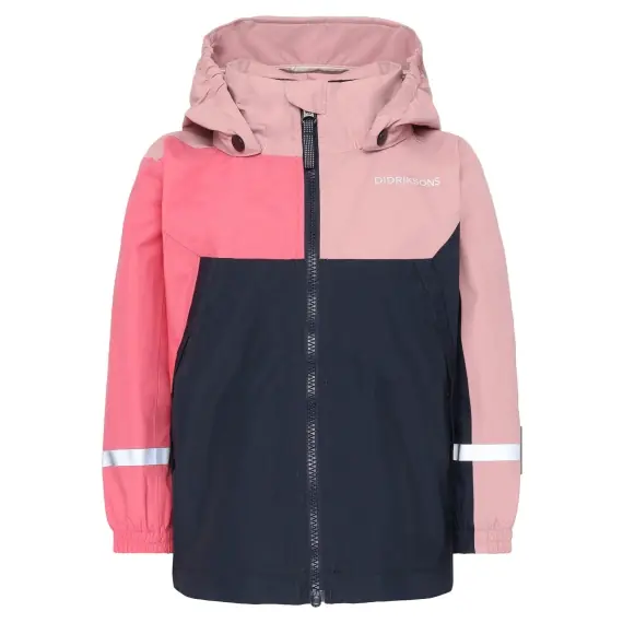 Didriksons Pilvi Kids Jacket Soft Pink - 130 Uitverkoop
